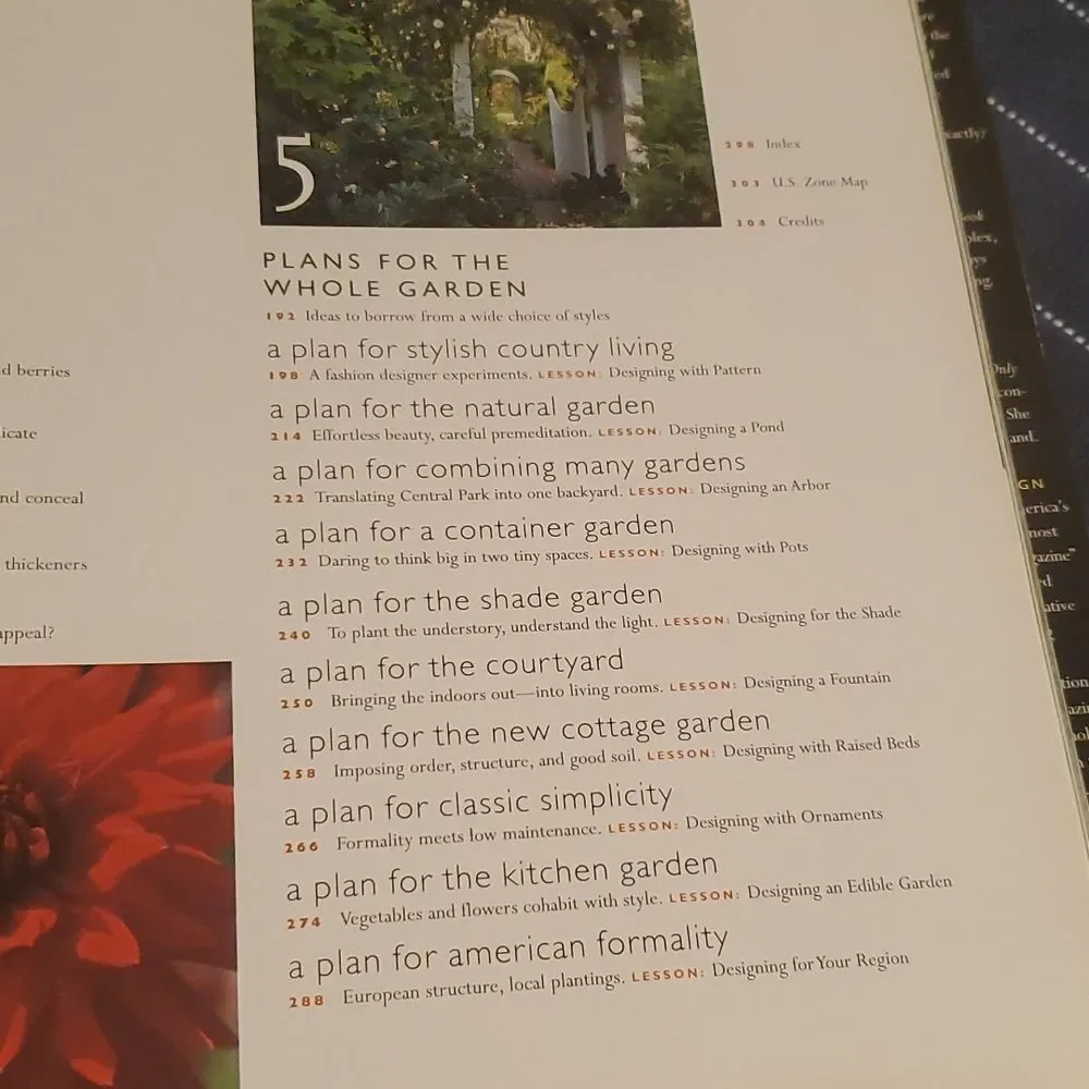The Garden Design Book 1997 HC 1st Edition - Cottagecore